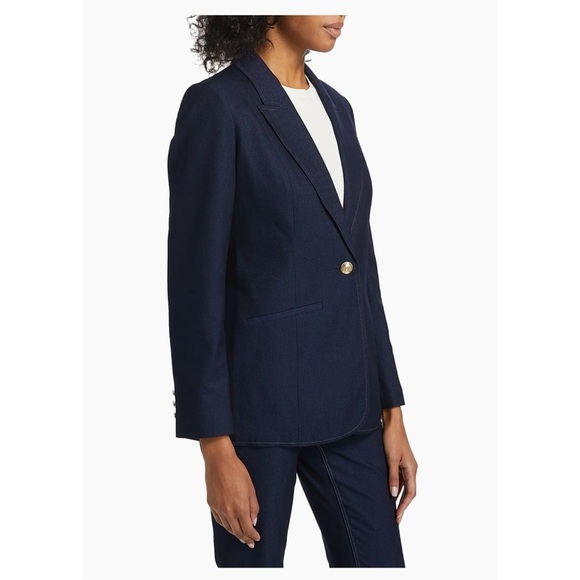 Elie Tahari

Gavi Twill SIngle-Button Blazer size 14 - Picture 4 of 6